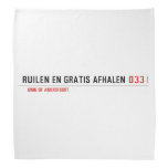 Ruilen en gratis afhalen  Bandana