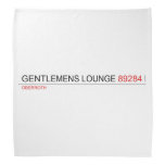 Gentlemens Lounge  Bandana