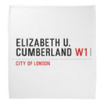 ELIZABETH U. CUMBERLAND  Bandana
