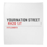 YOURINATION STREET    Bandana