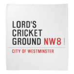 LORD'S CRICKET GROUND  Bandana