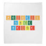 Periodic
 Table
 Writer  Bandana