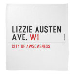 Lizzie Austen Ave.  Bandana