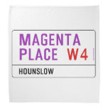 Magenta Place   Bandana