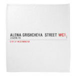 ALENA GRISHCHEVA  STREET  Bandana
