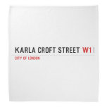 Karla Croft Street  Bandana