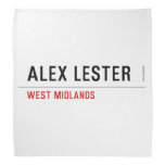 Alex Lester  Bandana
