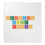 Periodic 
 Table 
 Rocks  Bandana