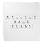 Periodic
 Table
 Writer  Bandana