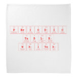 Periodic
 Table
 Writer  Bandana