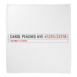 CAROL PEACHES AVE  Bandana