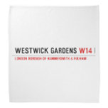Westwick Gardens  Bandana