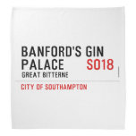 Banford's Gin  Palace  Bandana