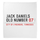 Jack Daniels Old Number  Bandana
