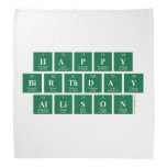 Happy
 Birthday
 Allison  Bandana