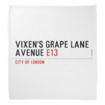 Vixen's Grape Lane  Avenue  Bandana