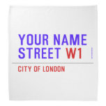 Your Name Street  Bandana