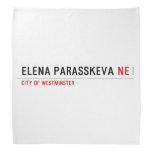 ELENA PARASSKEVA  Bandana