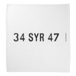 34 SYR 47  Bandana
