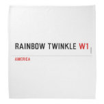 rainbow twinkle  Bandana