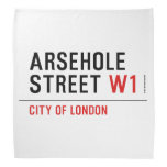 Arsehole Street  Bandana
