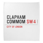 Clapham Commom  Bandana