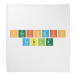 Periodic
 Table  Bandana