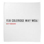 158 Coleridge Way  Bandana