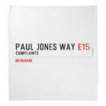 Paul Jones Way  Bandana
