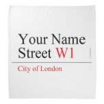 Your Name Street  Bandana