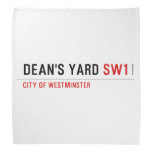 DEAN'S YARD  Bandana