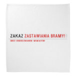 ZAKAZ  Bandana