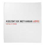Köszöntjük Mótvánban  Bandana