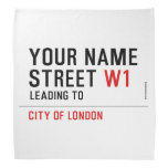 Your Name Street  Bandana