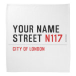 Your Name Street  Bandana