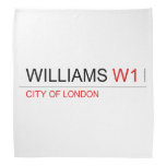 WILLIAMS  Bandana