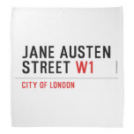 Jane Austen Street  Bandana