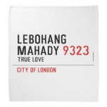 LEBOHANG MAHADY  Bandana