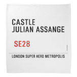 CASTLE  JULIAN ASSANGE    Bandana