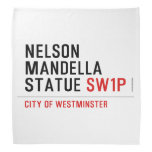nelson mandella statue  Bandana