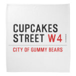 cupcakes Street  Bandana