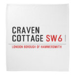 craven cottage  Bandana