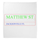 Matthew st  Bandana