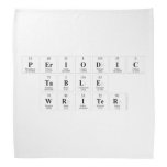 Periodic
 Table
 Writer  Bandana