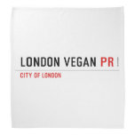 London vegan  Bandana