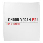 London vegan  Bandana