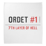 ORDET  Bandana
