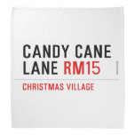 Candy Cane Lane  Bandana