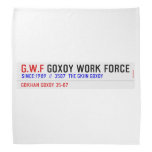 G.W.F  Bandana
