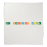 the periodic table  Bandana